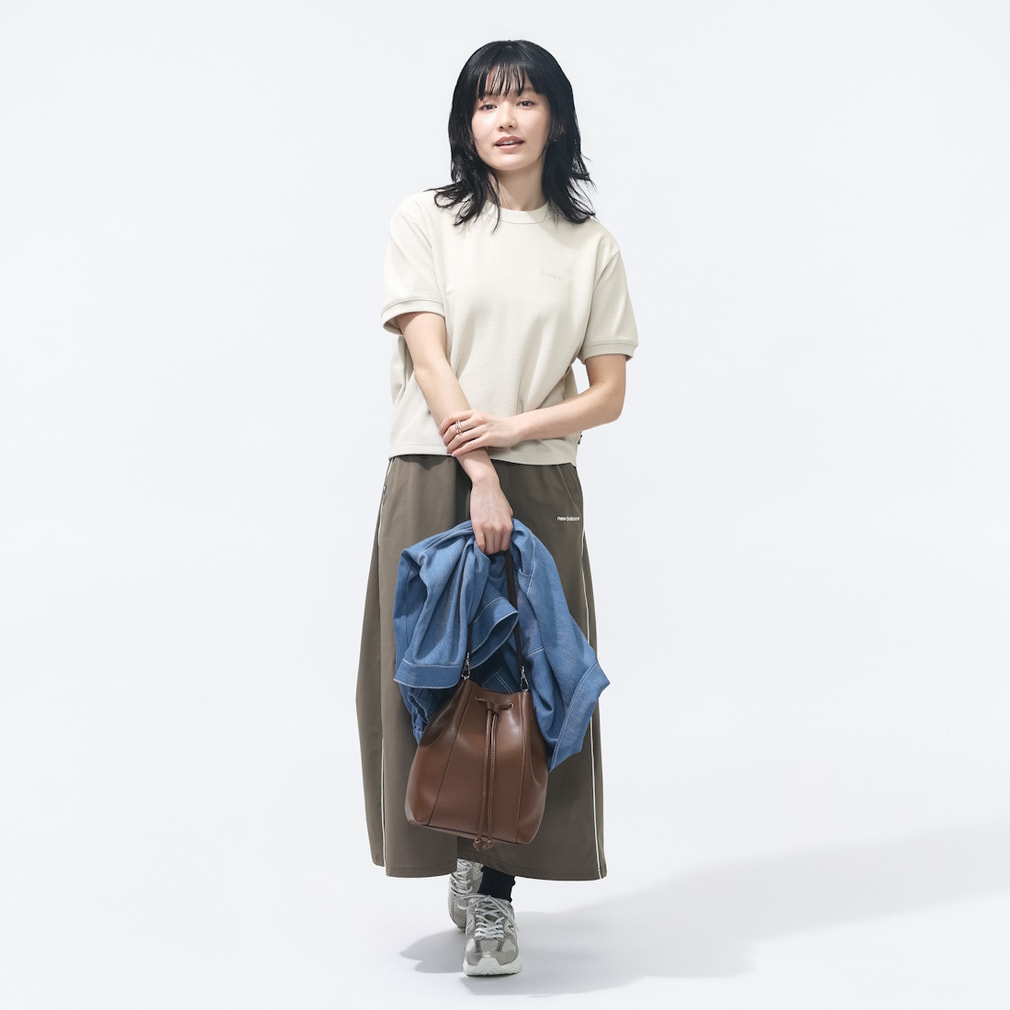 ニューバランス THE CITY レディース 半袖 Tシャツ ドビーショート