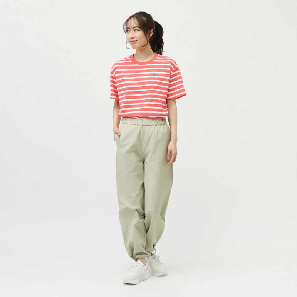 tシャツ 「アルペン限定」ニューバランス New Balance THE CITY シューパッチボーダーTシャツ レディース New Balance ニューバランス THE CITY レディース 半袖 Tシャツ
