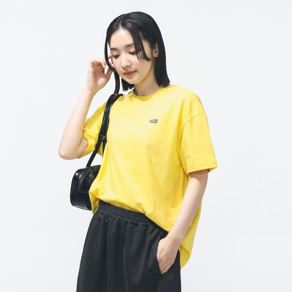 ニューバランス THE CITY レディース 半袖 Tシャツ シューパッチT