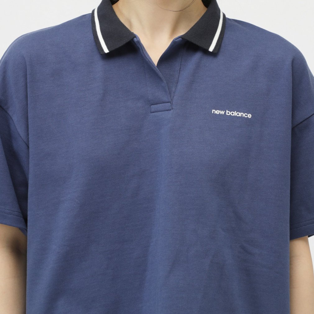 bryceland's スキッパー　ポロ　ブルー 36 Cotton Short Sleeve 'Skipper' Polo Black | Bryceland's Tokyo