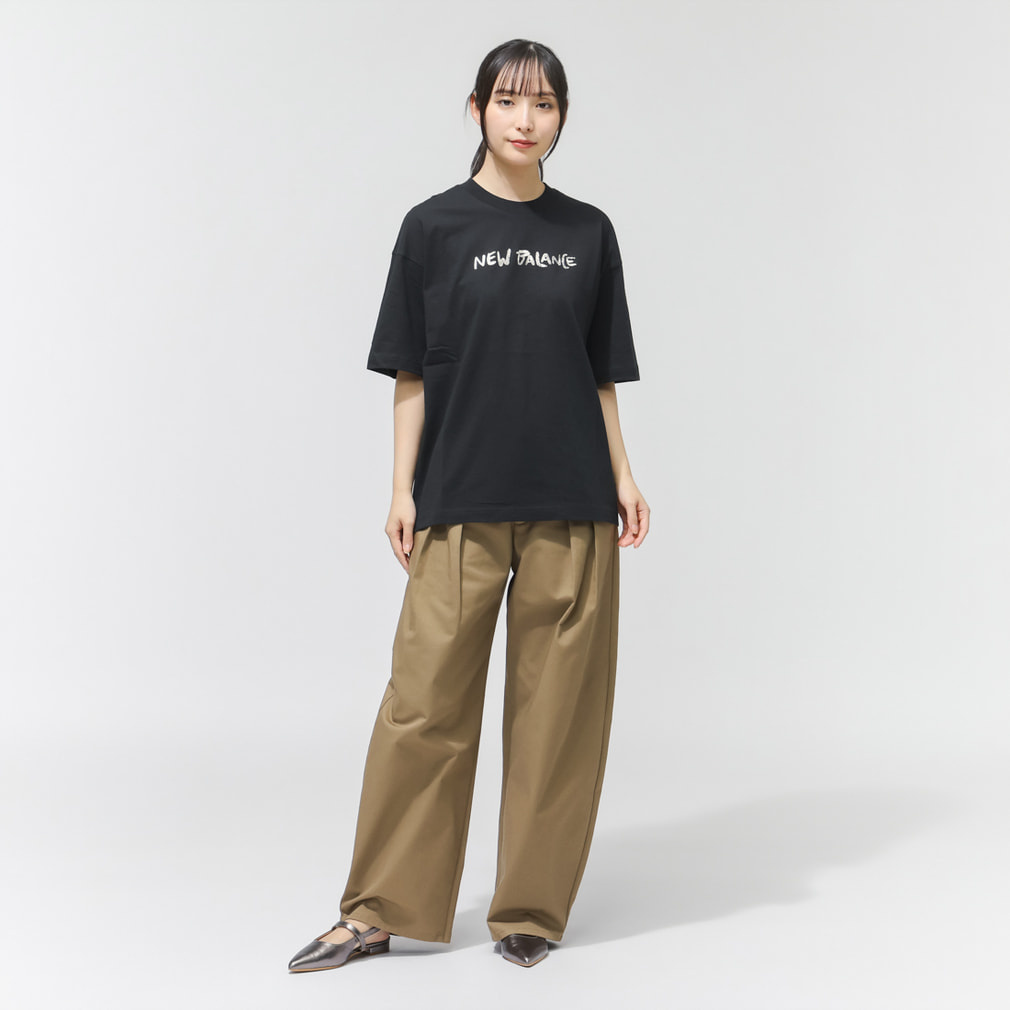 ニューバランス レディース 半袖 Tシャツ ビジブリーラブドオーバー