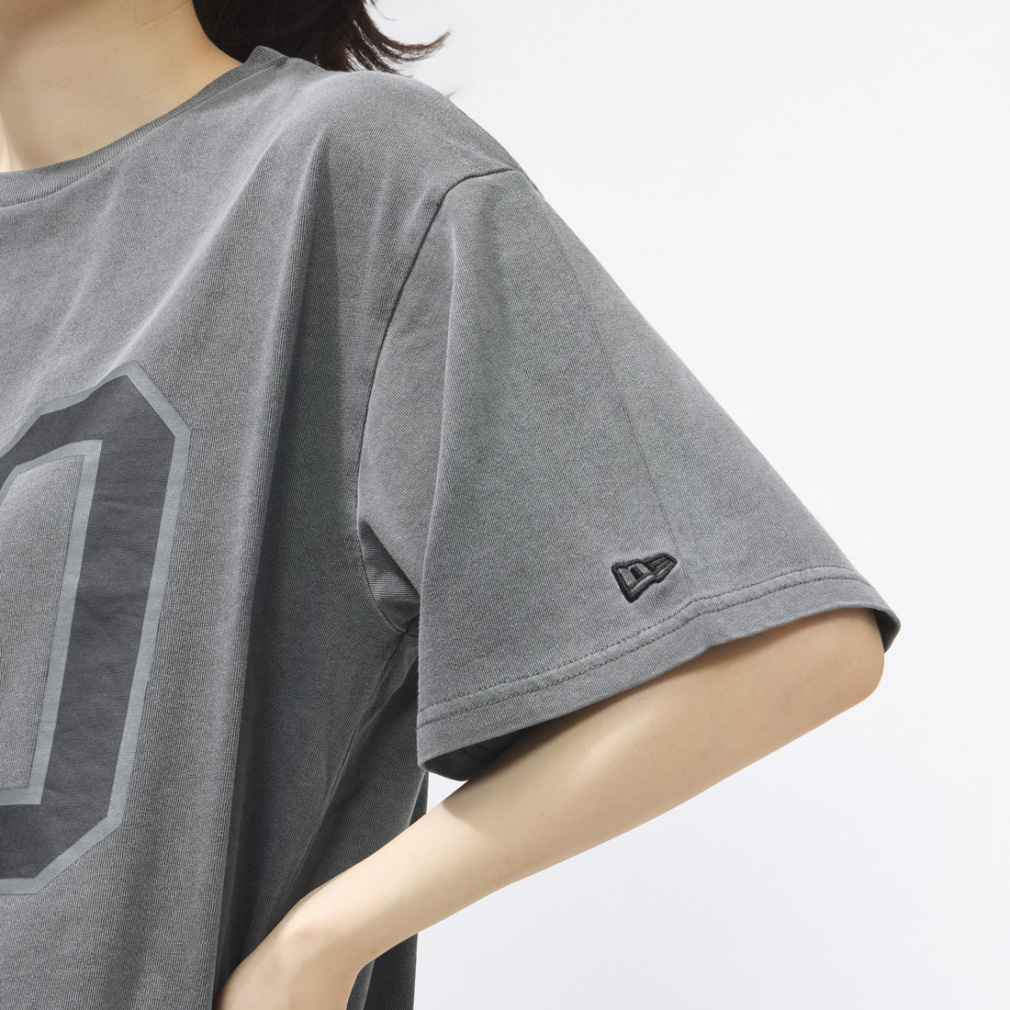 ニューエラ レディース 半袖 Tシャツ WS SS OS GARMENT DYE CT TEE CHA