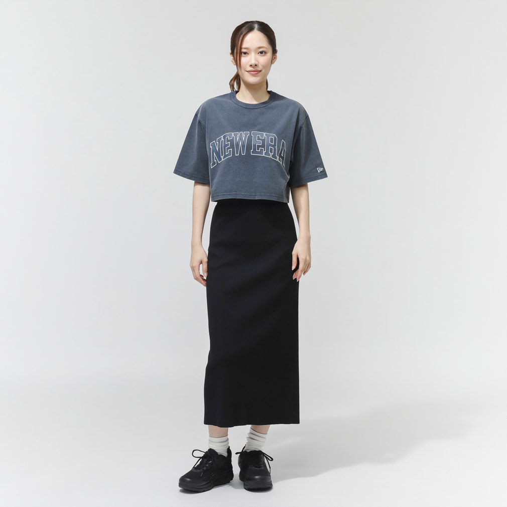 ニューエラ レディース 半袖 Tシャツ WS SS WIDE FROST WASH CR TEE