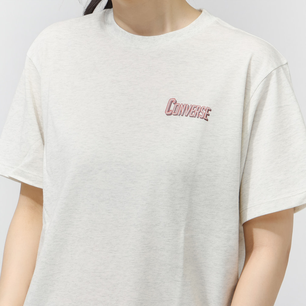 コンバース レディース 半袖 Tシャツ CV ORANGE TEE L 半袖Tシャツ