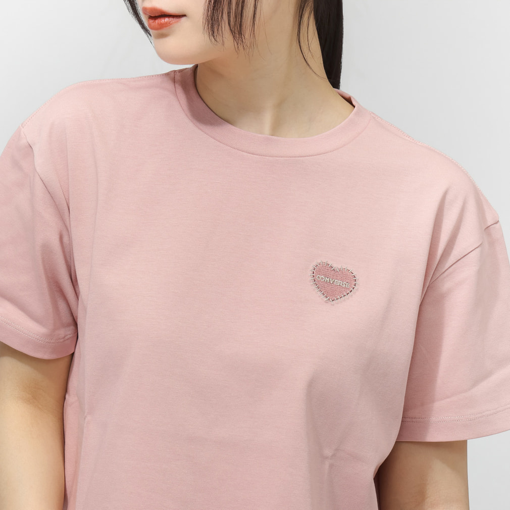 コンバース レディース 半袖 Tシャツ AP EM HEART EB TEE L 半袖T