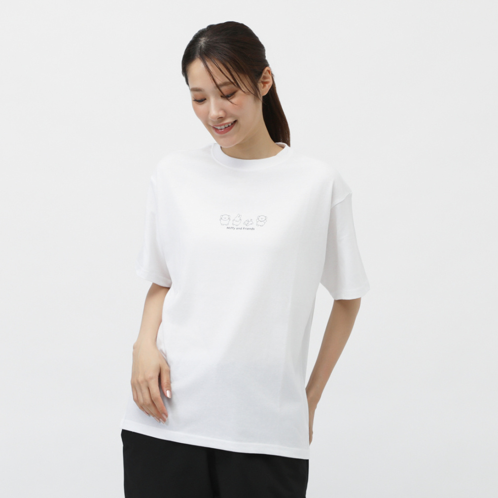 ミッフィー レディース 半袖 Tシャツ Miffy and Friends Tシャツ ALW