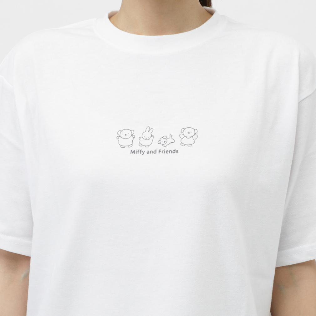 ミッフィー レディース 半袖 Tシャツ Miffy and Friends Tシャツ ALW