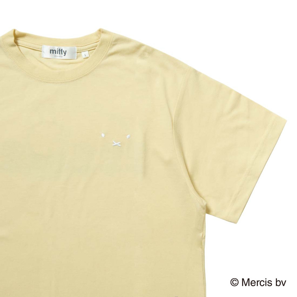 レディース 半袖Tシャツ miffy バックグラフィックTシャツフラワー ALW
