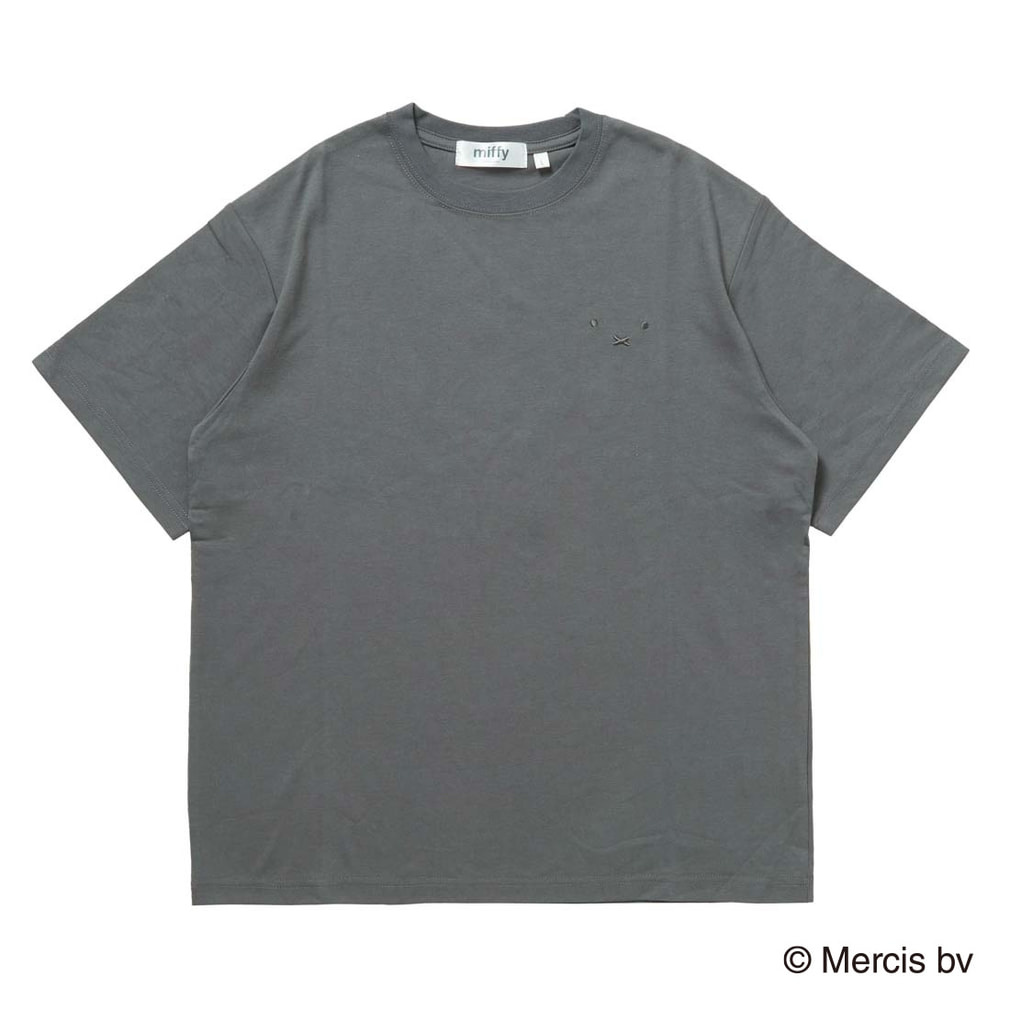 レディース 半袖Tシャツ miffy バックグラフィックTシャツフラワー ALW