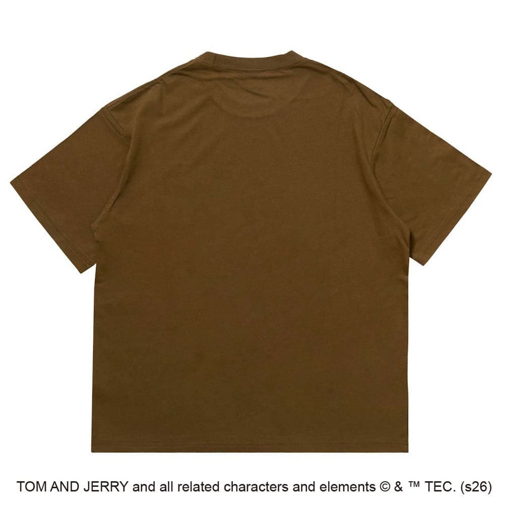 レディース 半袖Tシャツ Tom and Jerry フロントグラフィックT