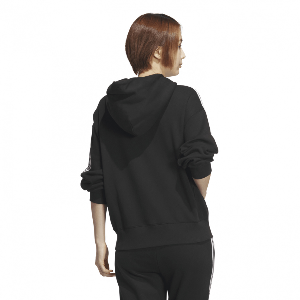 エッセンシャルズ プラス スリーストライプス フレンチテリー パーカー