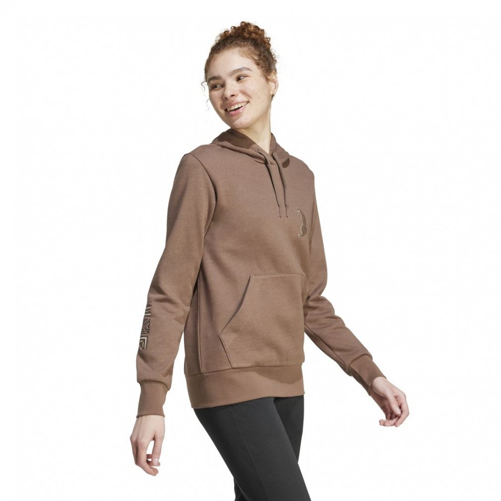 アディダス レディース スウェット パーカー アニマル グラフィック