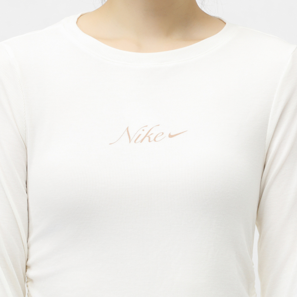 ナイキ レディース 長袖 Tシャツ ウィメンズ NSW RIB MD CRP L/S