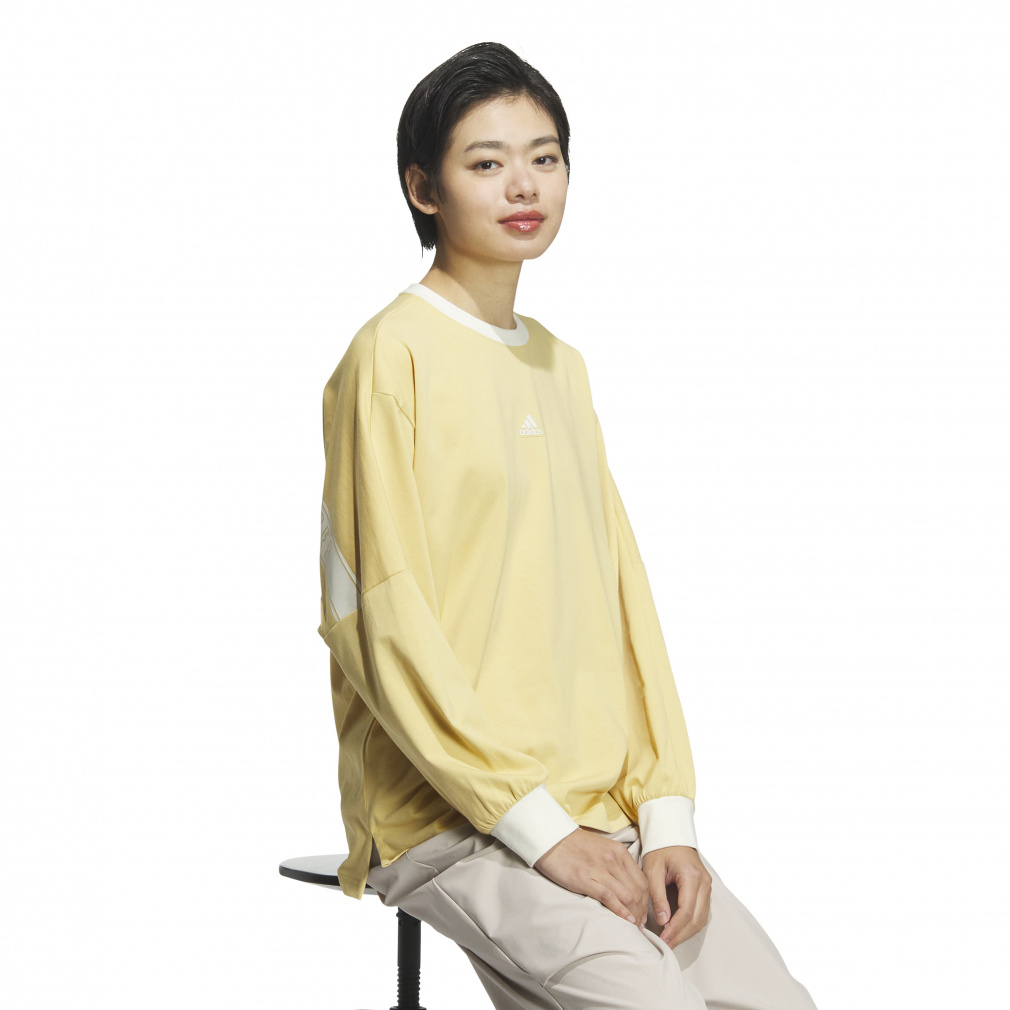 アディダス レディース 長袖 Tシャツ ワーディング ルーズフィット