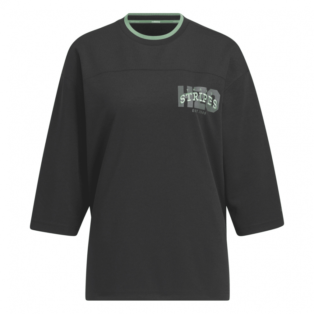 アディダス レディース 長袖 Tシャツ カレッジ ルーズフィット ピケ 3