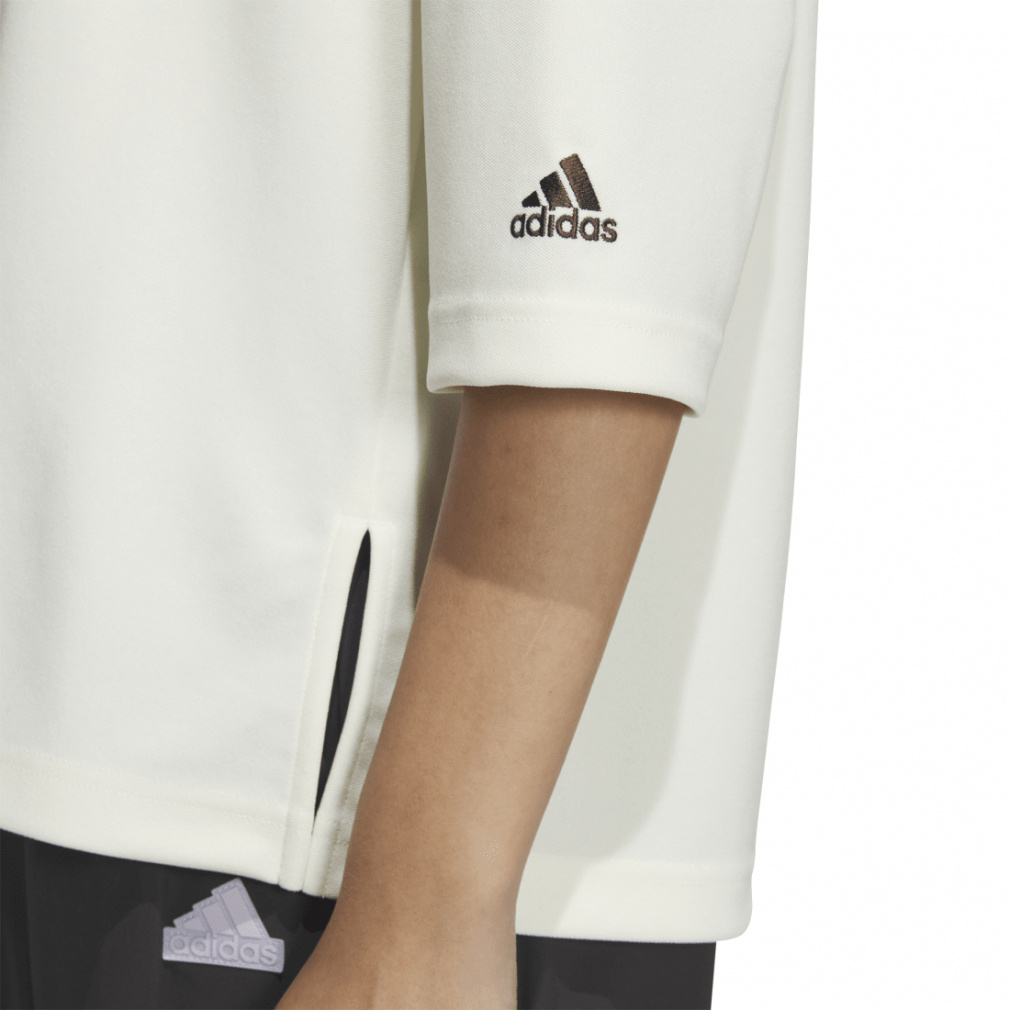 アディダス レディース 長袖 Tシャツ カレッジ ルーズフィット ピケ 3