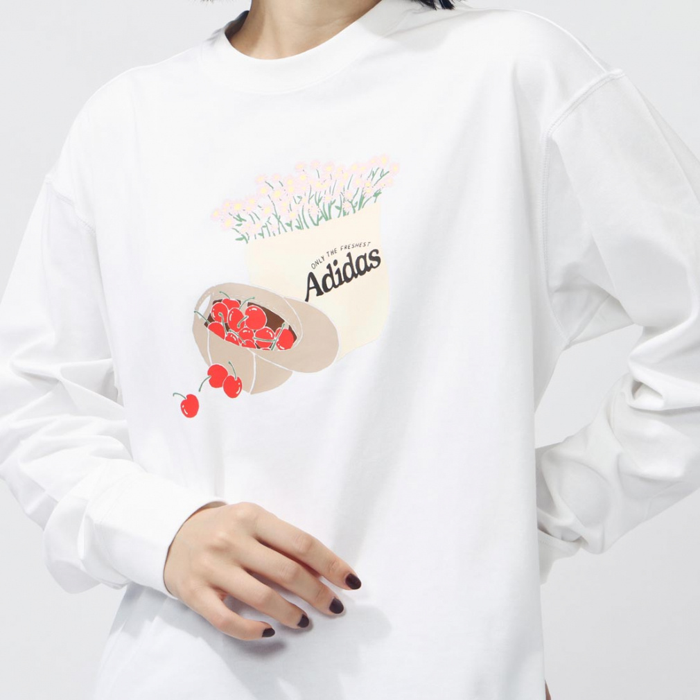 アディダス レディース 長袖 Tシャツ ファーマーズ マーケット