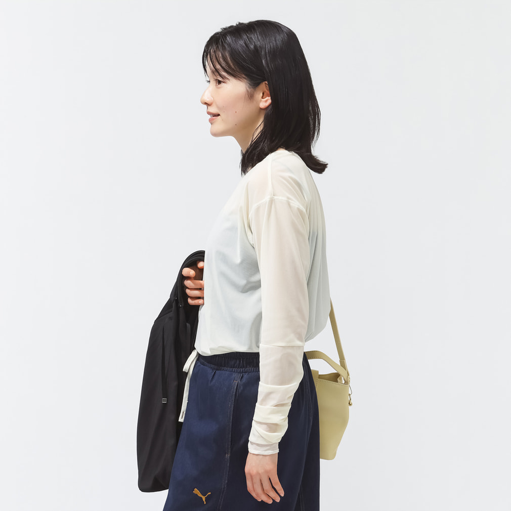 プーマ レディース 長袖 Tシャツ ESS ELEVATED LS シアー Tシャツ