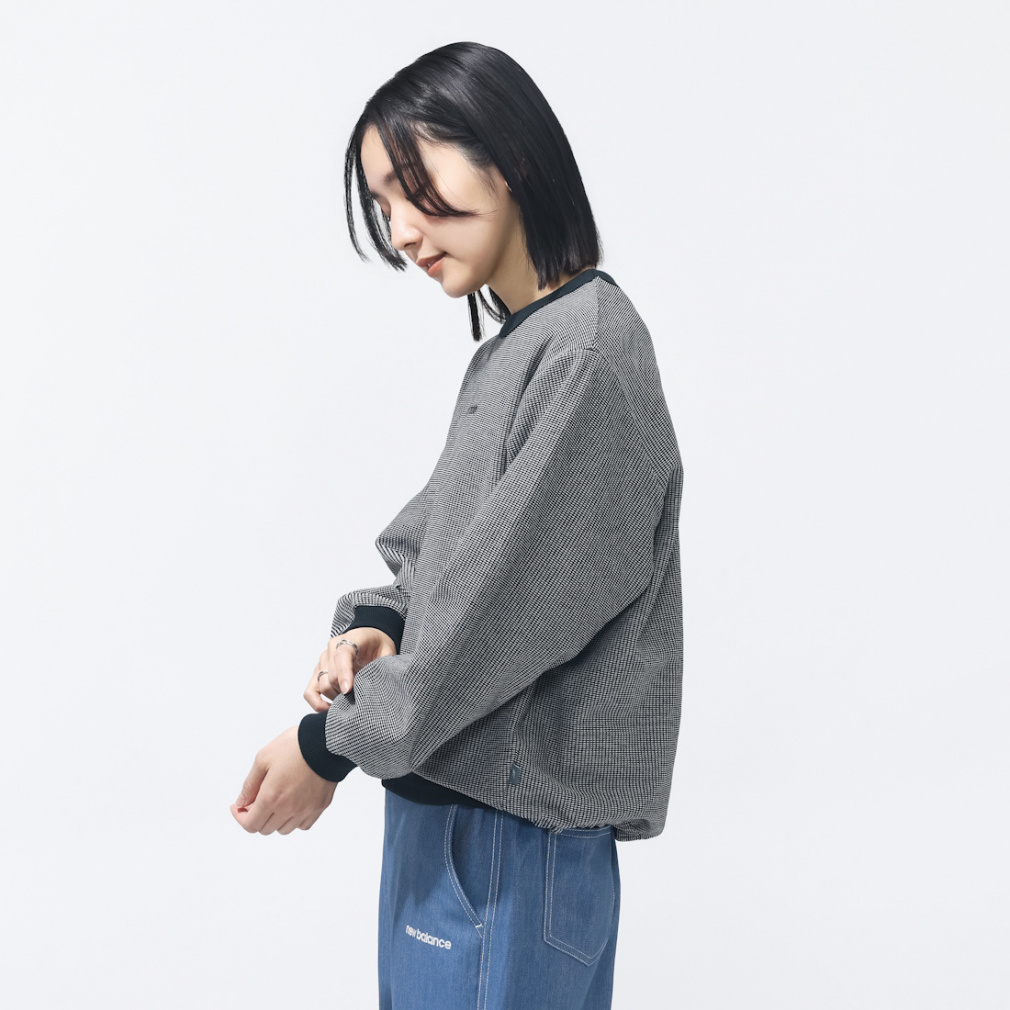ニューバランス THE CITY レディース 長袖 Tシャツ ドビーロング