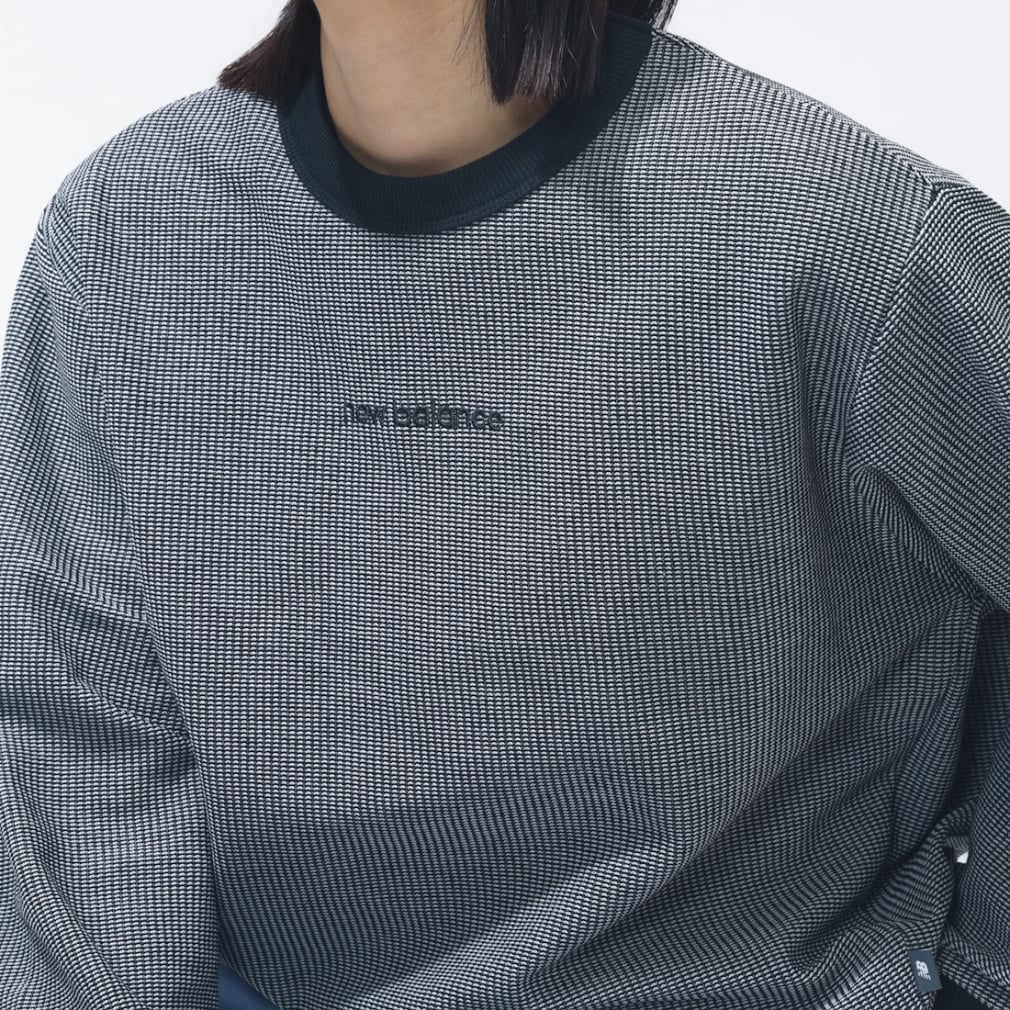 ニューバランス THE CITY レディース 長袖 Tシャツ ドビーロング