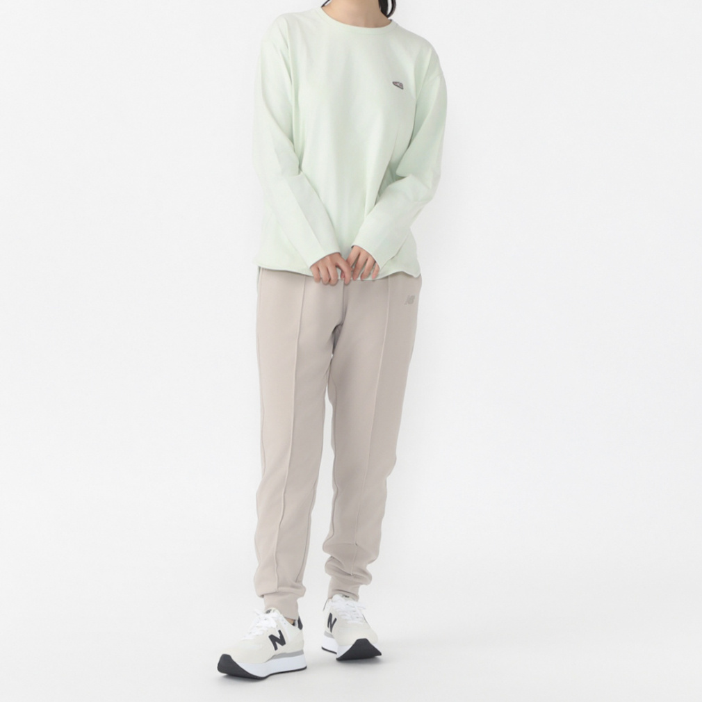 ニューバランス THE CITY レディース 長袖 Tシャツ シューパッチロング