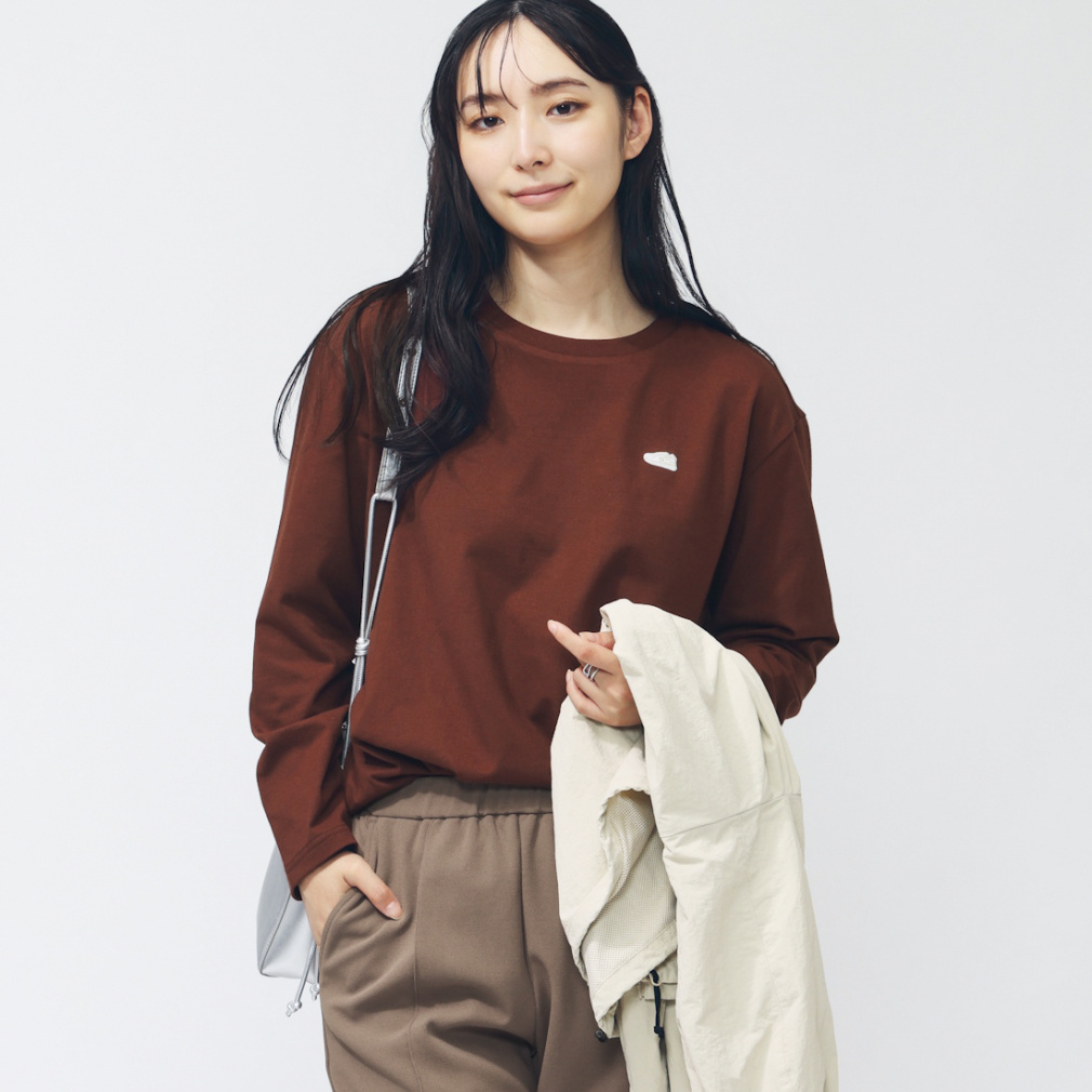 ニューバランス THE CITY レディース 長袖 Tシャツ シューパッチロング