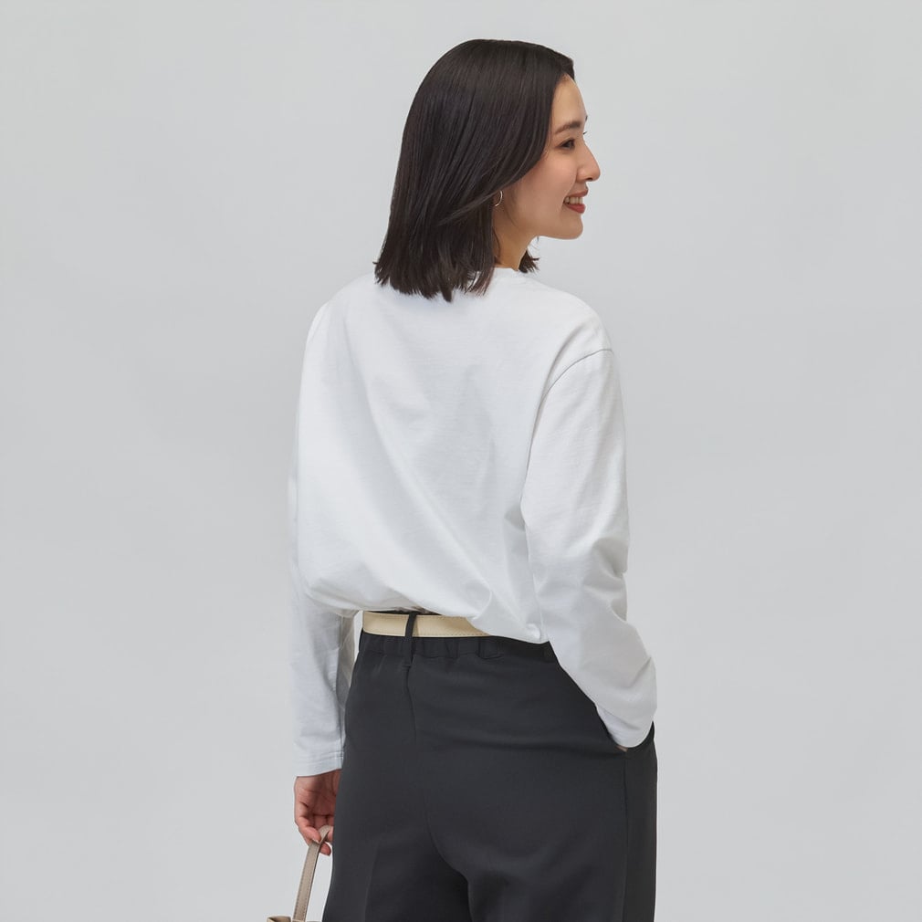 ニューバランス THE CITY レディース 長袖 Tシャツ シューパッチロング