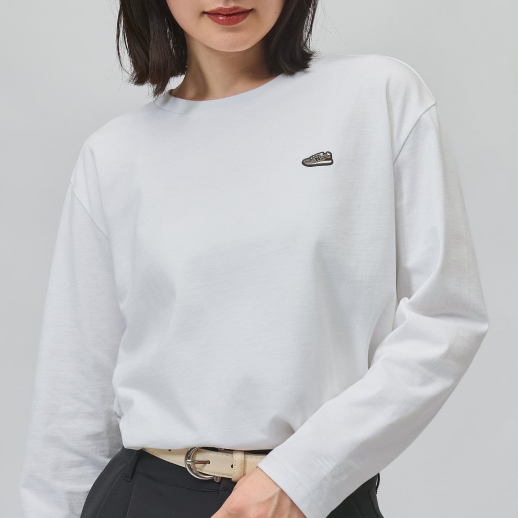 ニューバランス THE CITY レディース 長袖 Tシャツ シューパッチロング