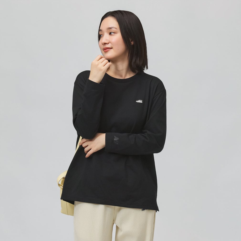 ニューバランス THE CITY レディース 長袖 Tシャツ シューパッチロング