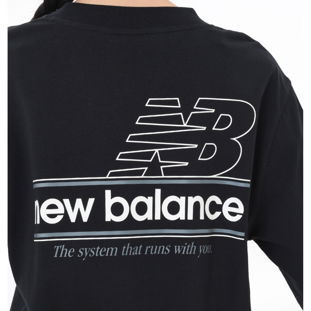 ニューバランス レディース 長袖 Tシャツ ロングスリーブTシャツ