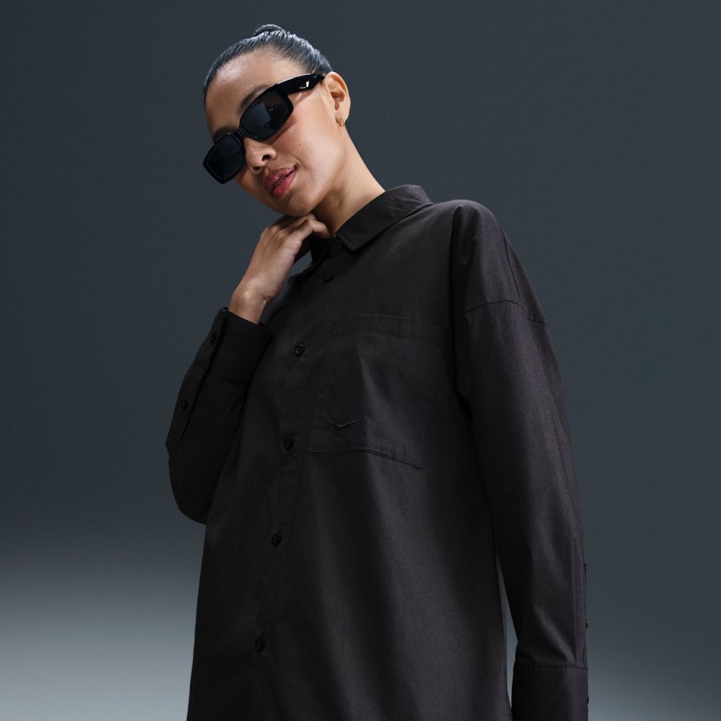 ナイキ レディース 長袖シャツ ウィメンズ NSW CHLL PPLN BTN L/S