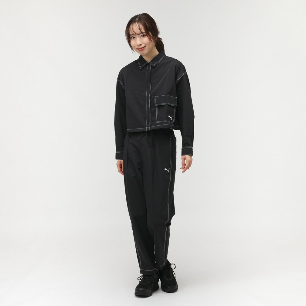 プーマ レディース 長袖 シャツ AUTUMN ウーブン LS シャツ JKT 690182