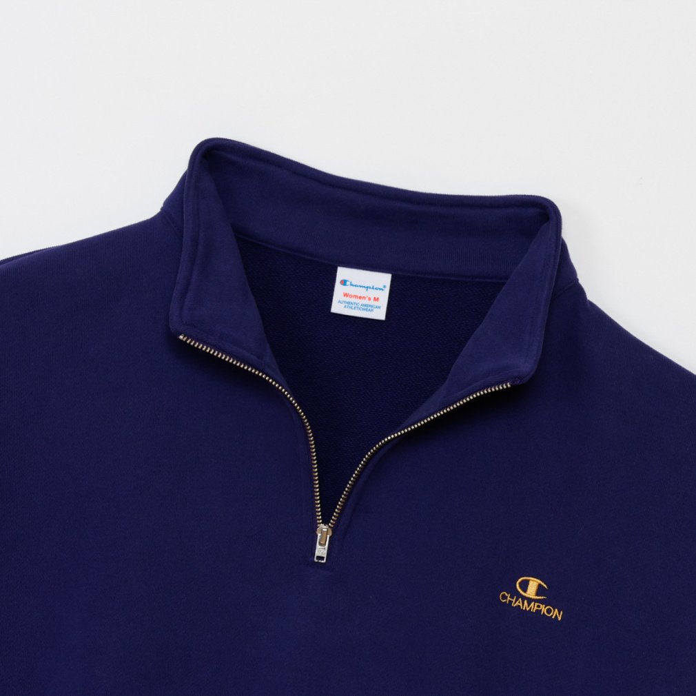 チャンピオン レディース スウェット トレーナー HALF ZIP SWEATSHIRT