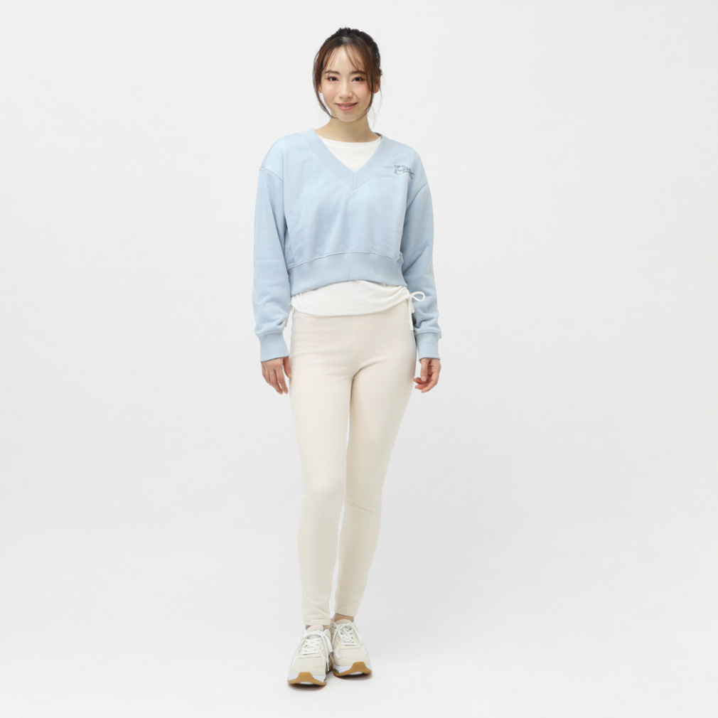 トレーナー スウェット ナイキ NIKE ナイキ  NSW PHNX FLC CROP VNECK L/S トップ レディース ウィメンズ NSW PHNX FLC CROP VNECK L/S トップ｜Alpen Online