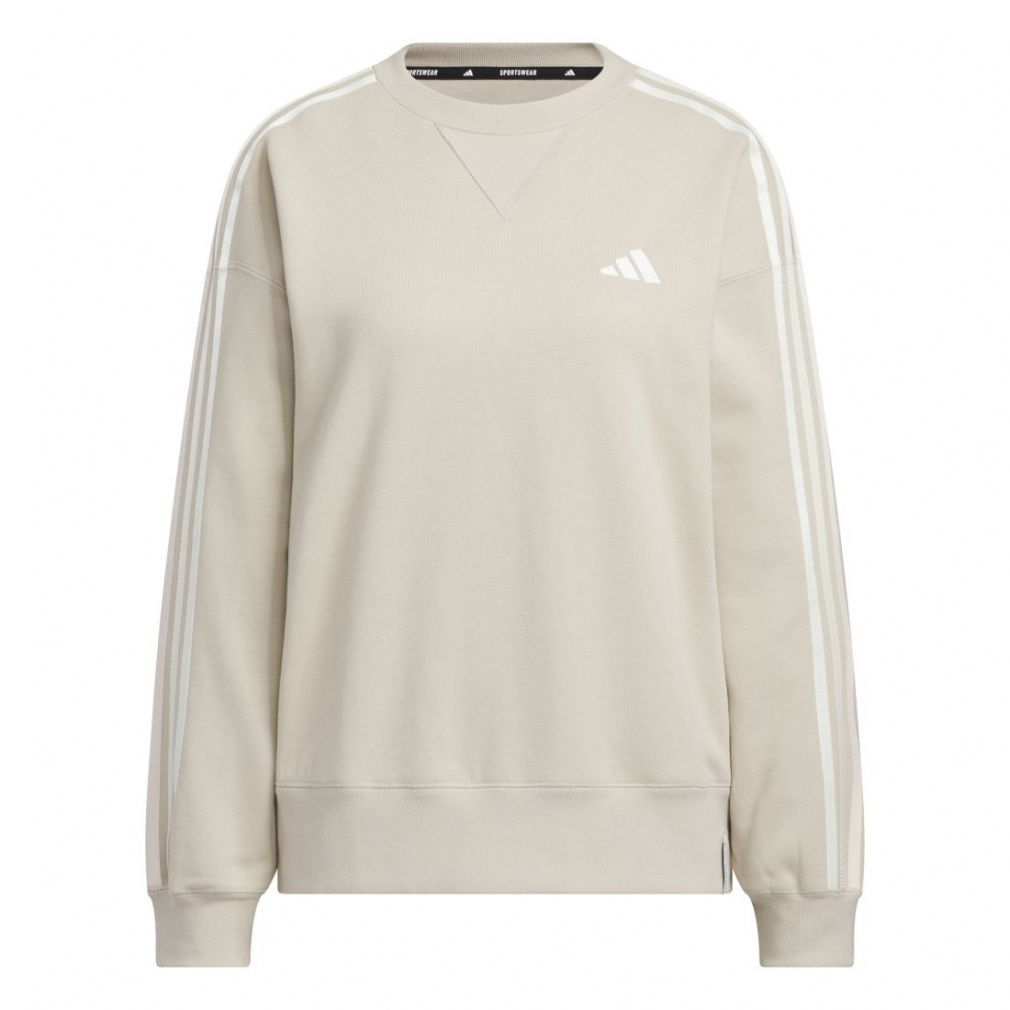 最終値下げ‼️adidas フリース トレーナー クリーム色 アディダス レディース スウェット トレーナー エッセンシャルズ