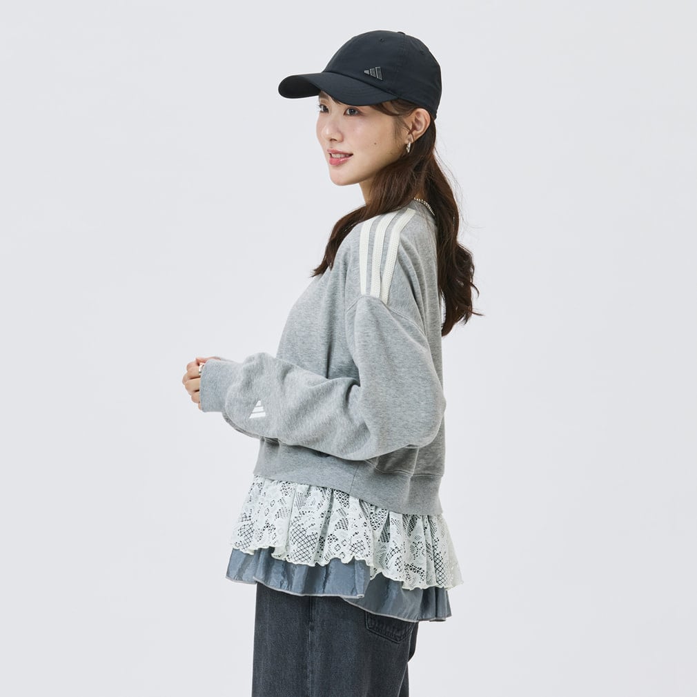 アデラジャ グレー ハンドメイド 星型スタイ Kep1er チェヒョンさん着用】 アディダス レディース PRISM COLLECTION