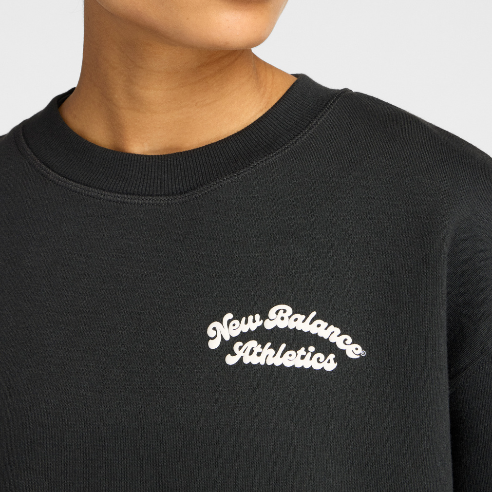 ニューバランス レディース スウェット トレーナー フリースクルー