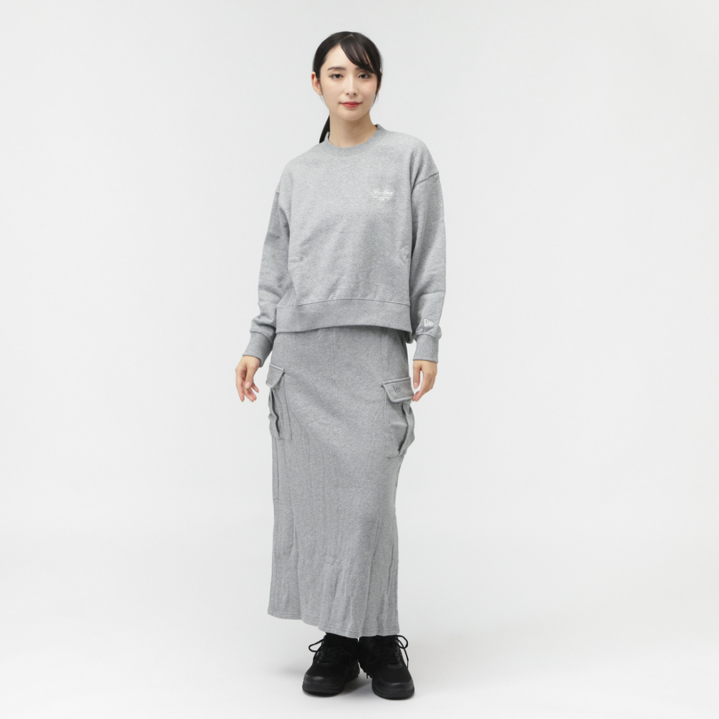 ニューエラ レディース スウェット トレーナー WS SWEAT CREW NECK GRY