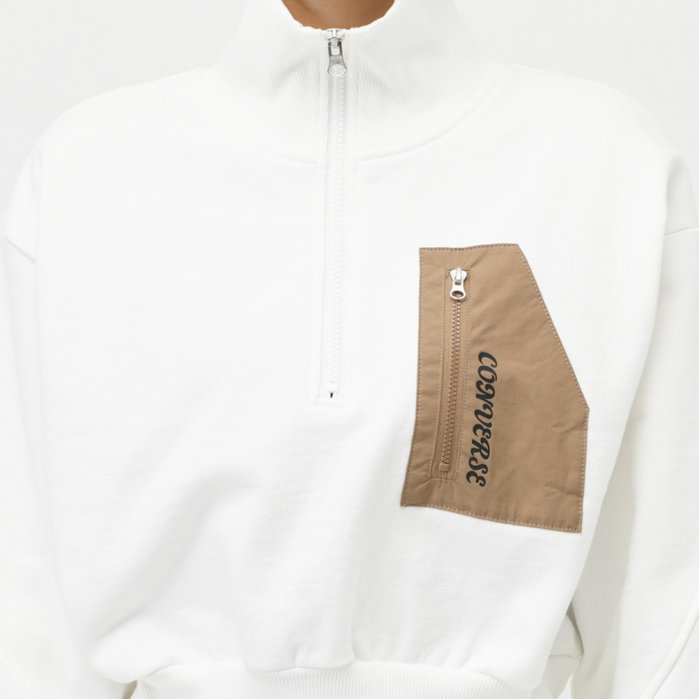 VAINL ARCHIVE ジップスウェット　ホワイト系 HW スウェット ハーフジップ｜Alpen Online