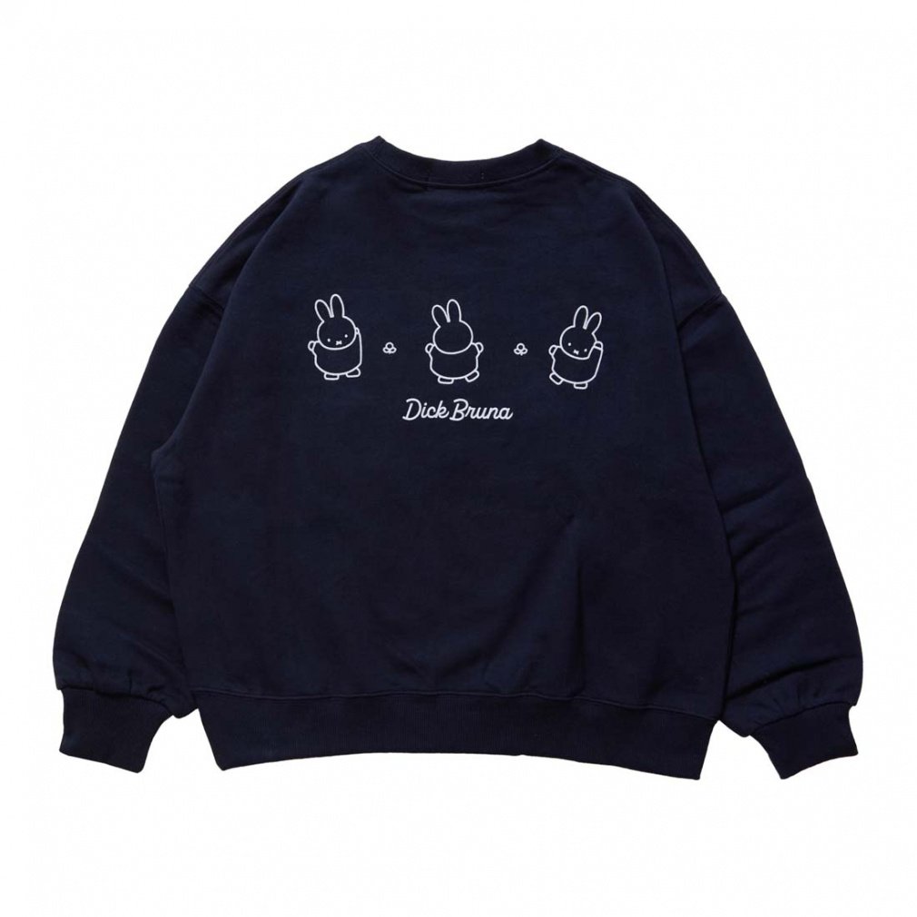 レディース スウェット トレーナー miffy バックグラフィック