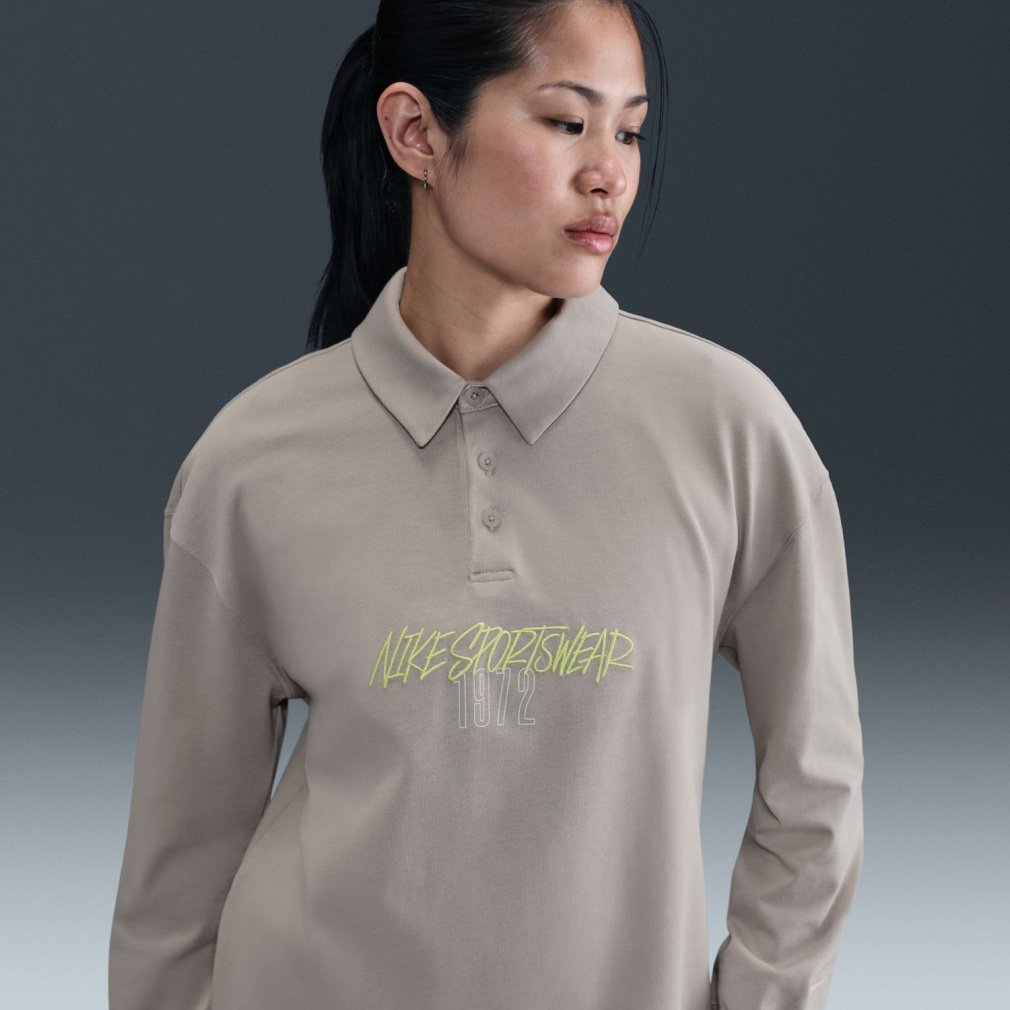 ナイキ レディース 長袖 ポロシャツ ウィメンズ NSW ESSNTL OS L/S