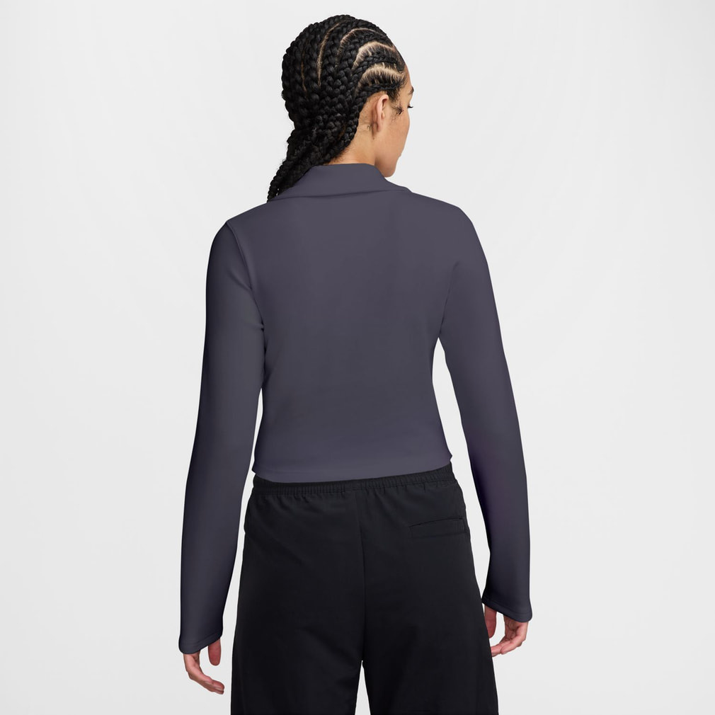 ナイキ レディース 長袖 ポロシャツ ウィメンズ ESSTL クロップ L/S