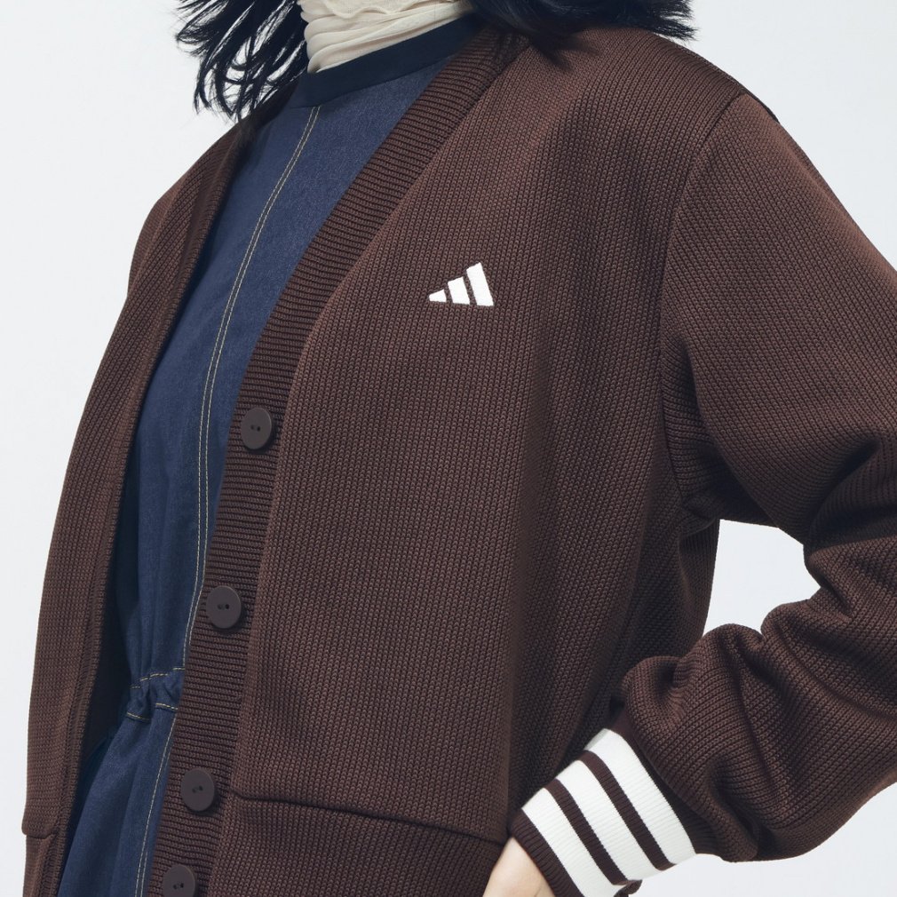 アディダス レディース ウェア クォーターニット ルーズフィット