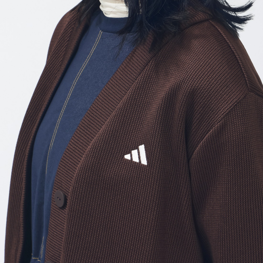 アディダス レディース ウェア クォーターニット ルーズフィット