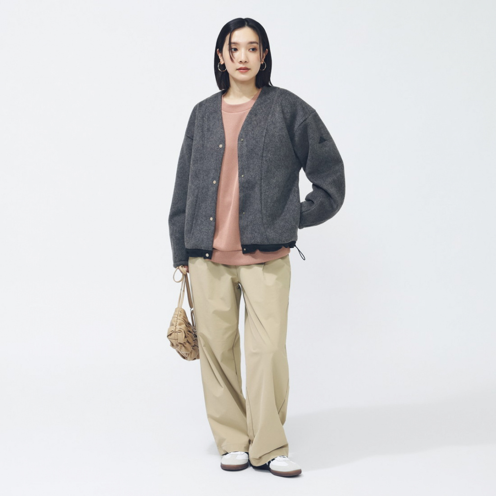 アディダス レディース スウェット フルジップ ラックスフロー オール