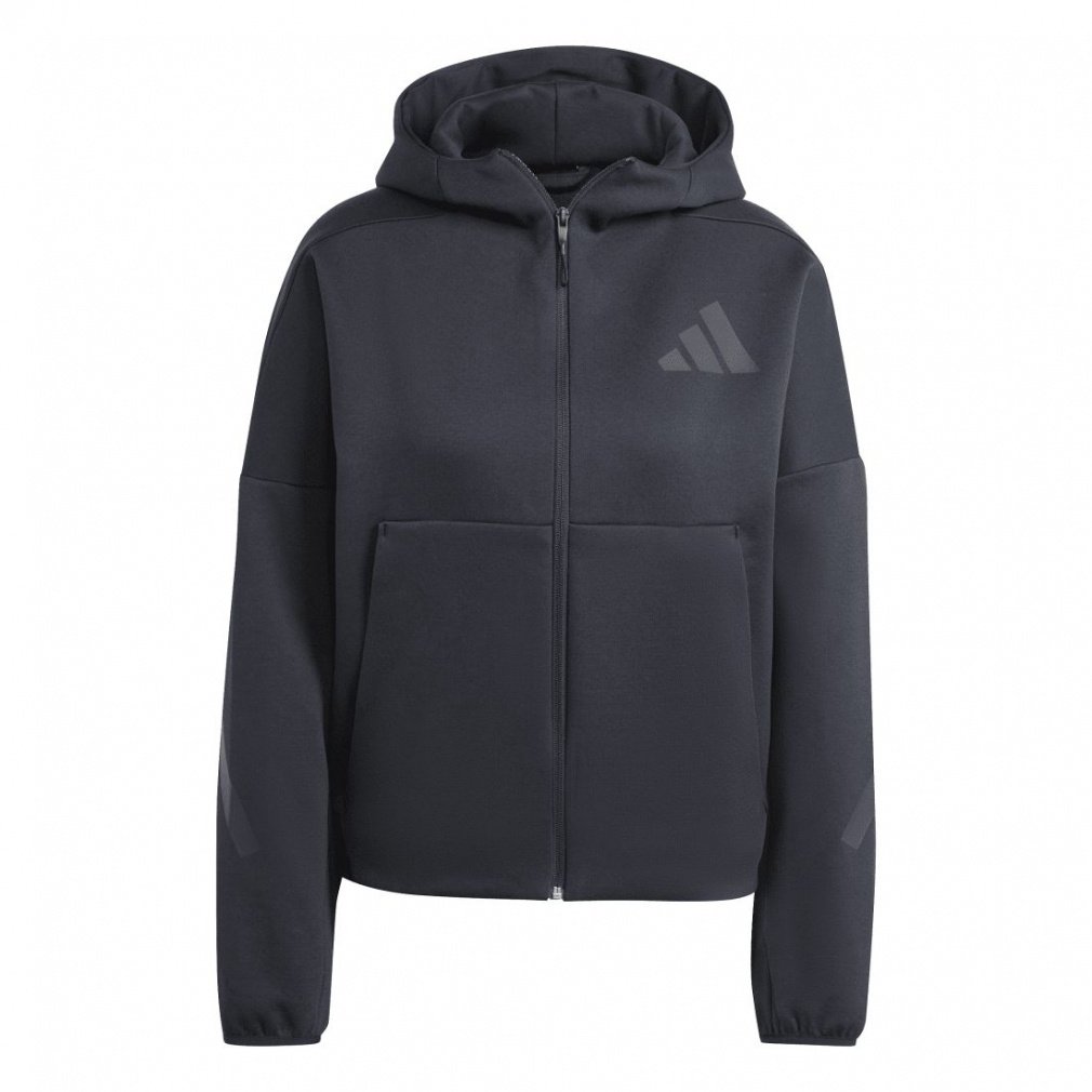 ♡adidas ナイロンフルジップパーカー キリカエ 【新品】 adidas Z.N.E. フルジップパーカー レディース スウェット