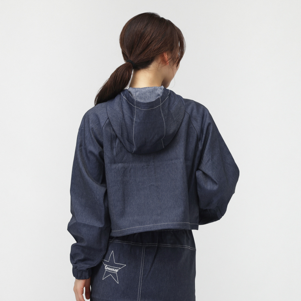 シンセティックデニムフードジャケット｜Alpen Online