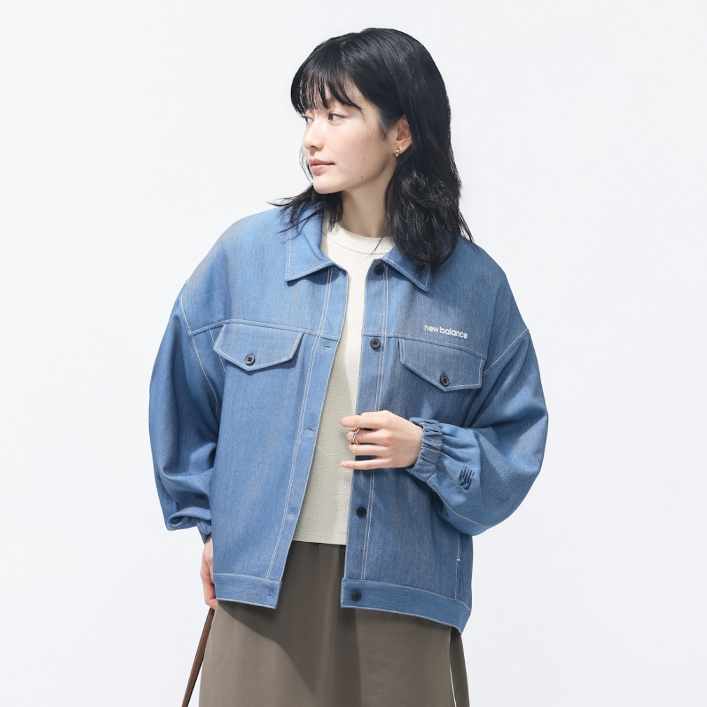 ニューバランス THE CITY レディース ウェア デニムスタイルジャケット