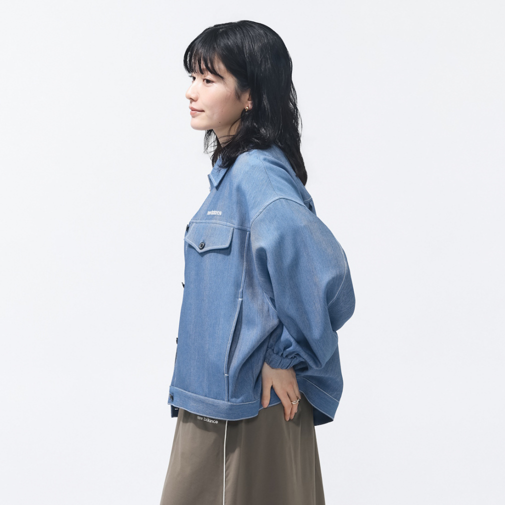 ニューバランス THE CITY レディース ウェア デニムスタイルジャケット