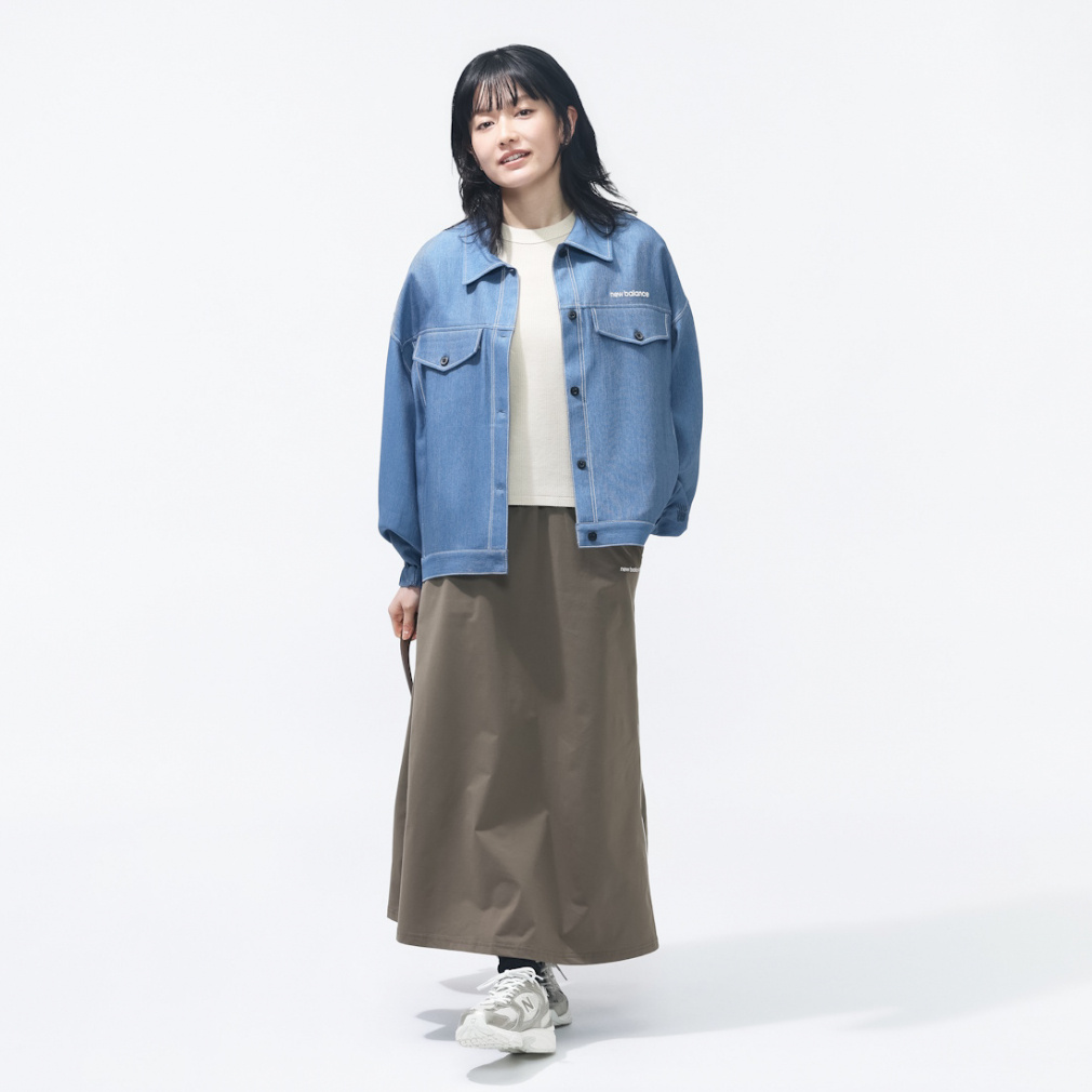 ニューバランス THE CITY レディース ウェア デニムスタイルジャケット